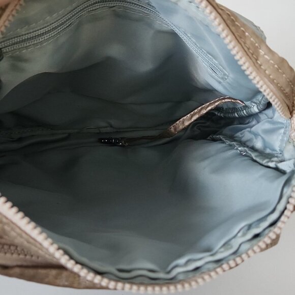 KIPLING | Monkey messenger bag crossbody canvas metallic brown - Picture 4 of 5